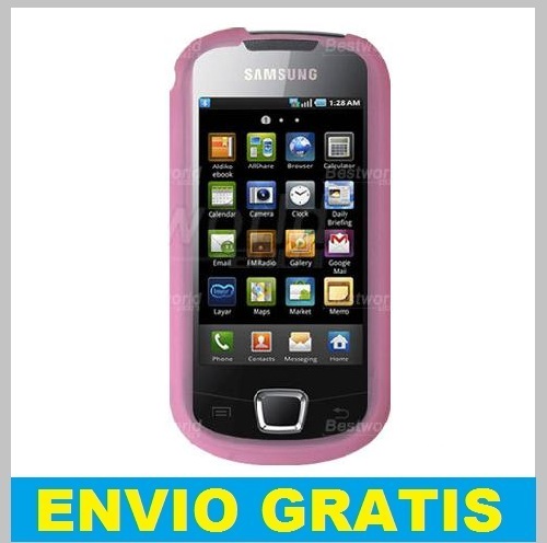 FUNDA SILICONA PARA SAMSUNG I5800 / I5801 GALAXY 3 ROSA